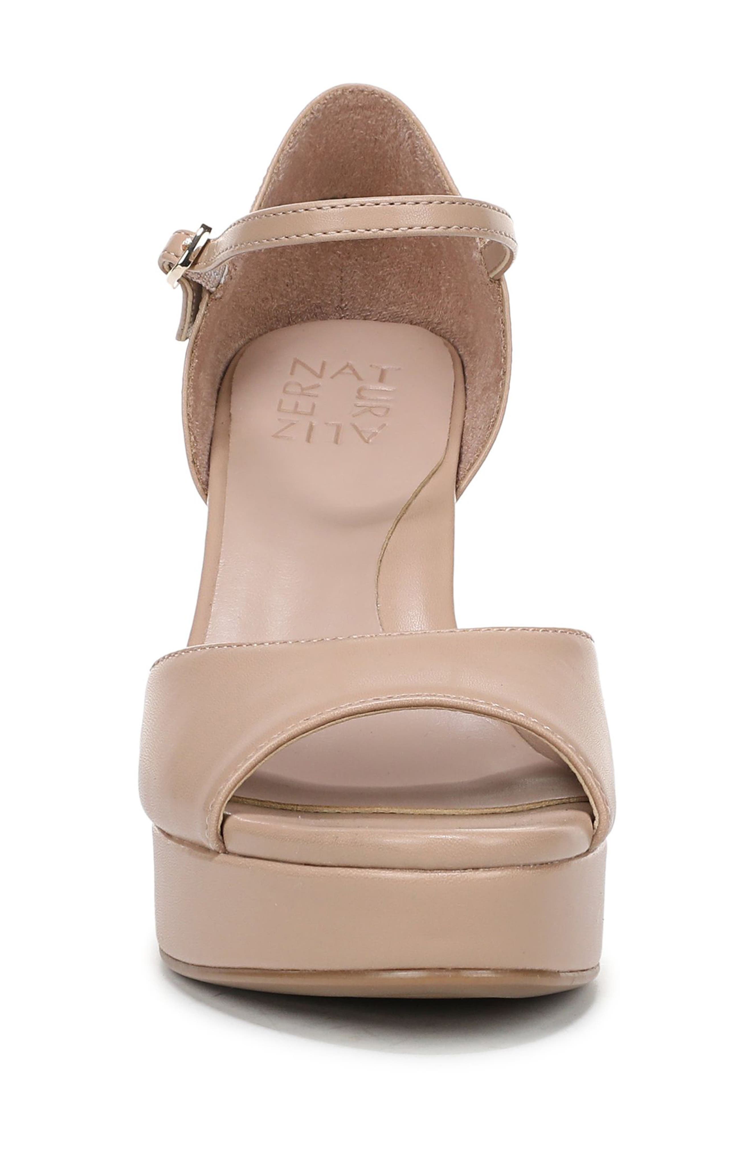 Novi Platform Sandal - Wide Width Available, Alternate, color, WARM TAUPE TAN FAUX LEATHER