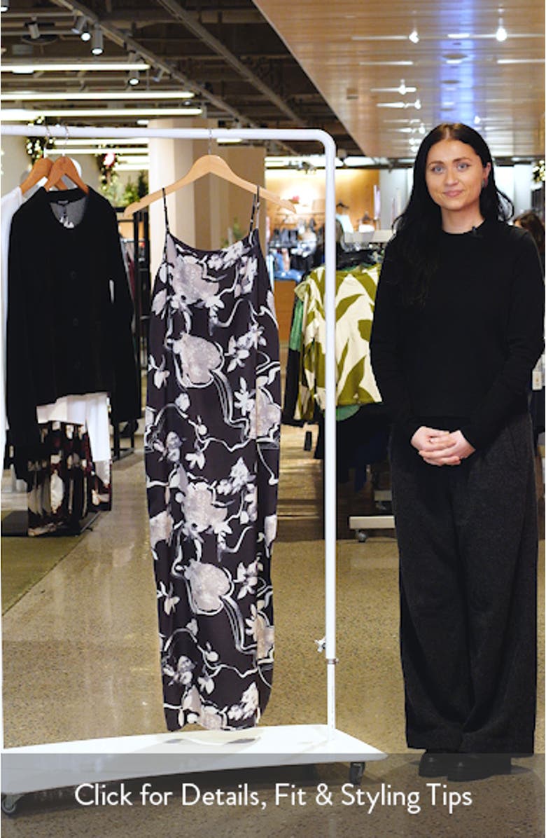 Floral Scoop Neck Maxi Dress, sales video thumbnail