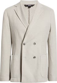 BOSS Hanry Double Breasted Cotton Sport Coat