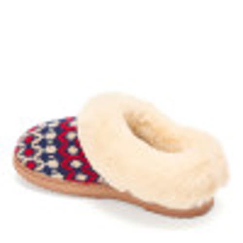 Dearfoams Hannah Festive Knit Clog Slipper In Multi