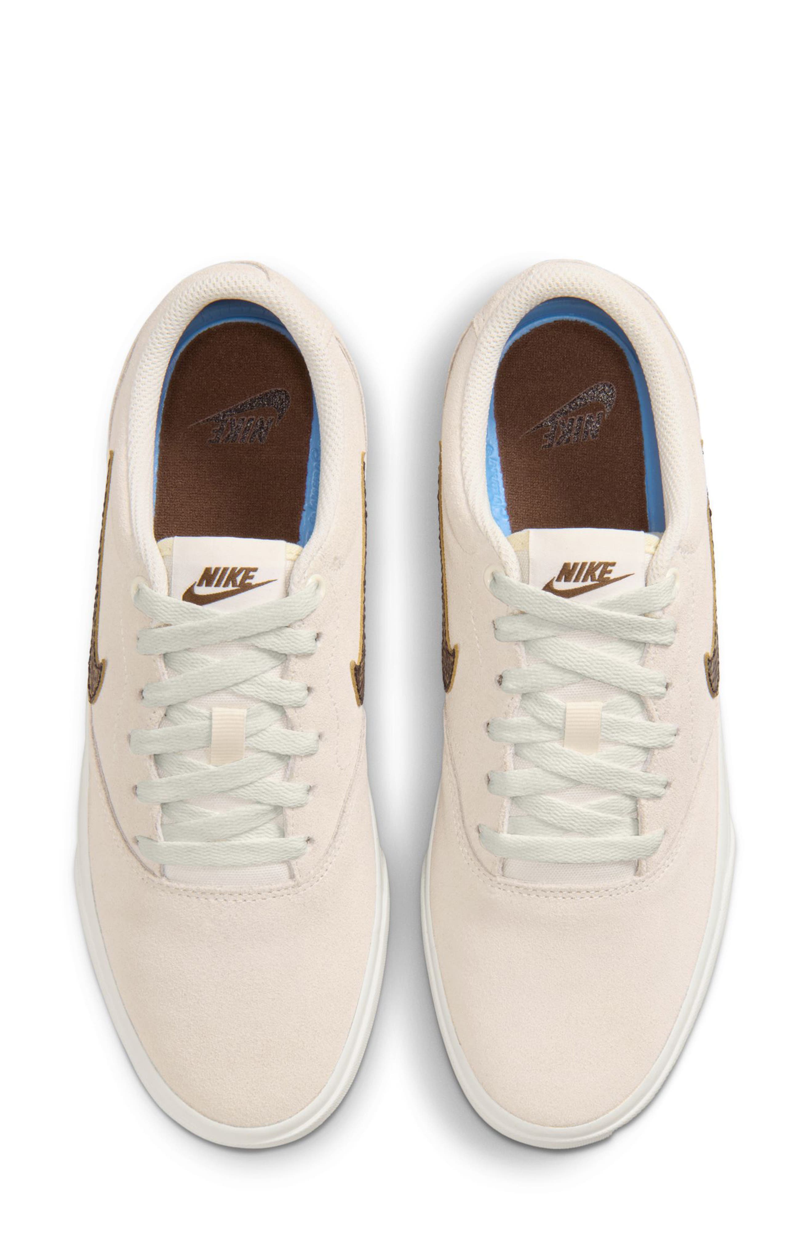 Nike Charge Suede Premium Sneaker, Alternate, color, Sail/ Khaki/ Black/ Chocolate