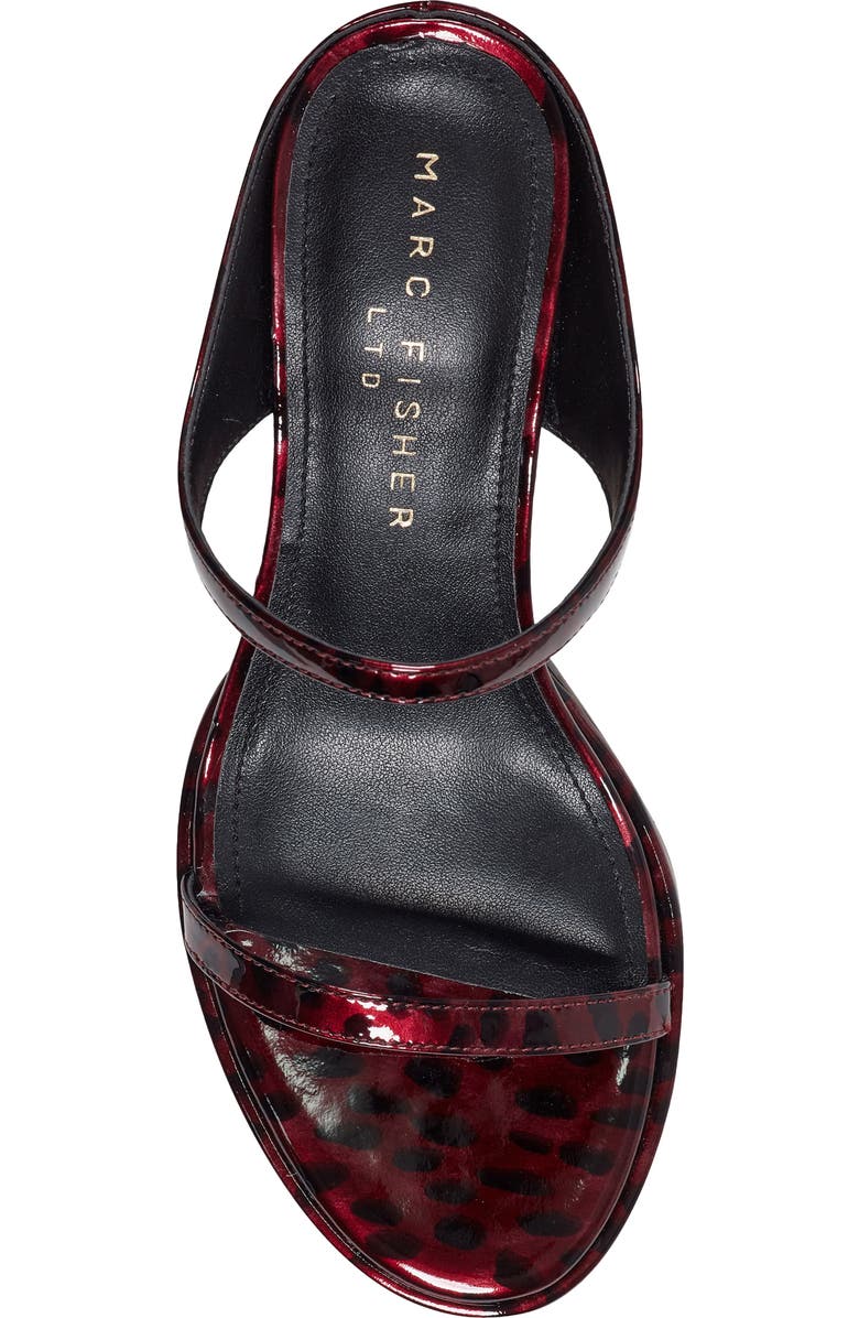 Marc Fisher LTD Alonde Slide Sandal, Alternate, color, Dark Red 2