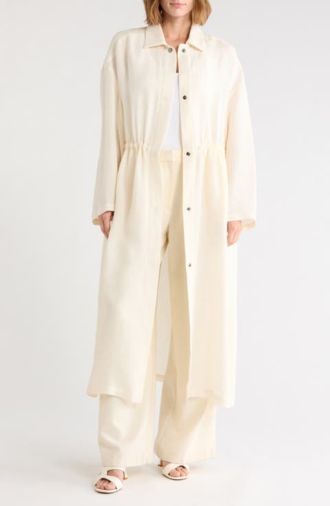 Textured Longline Coat