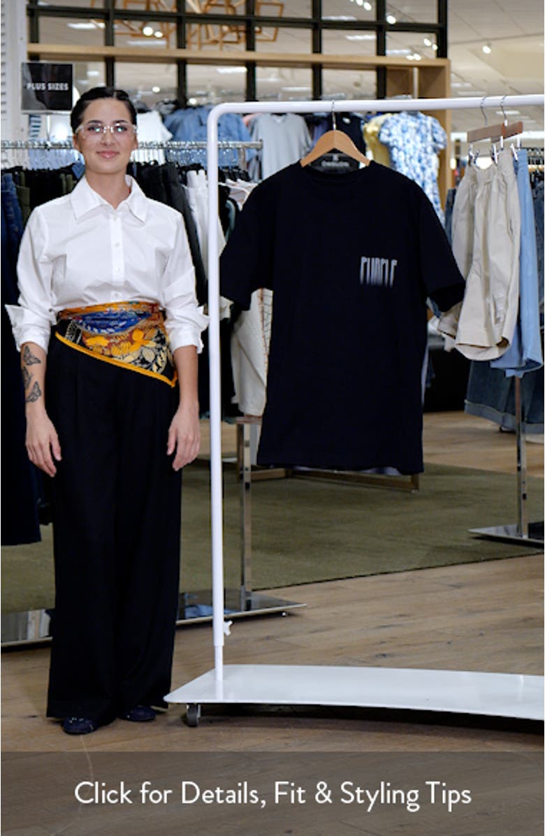 Heavyweight Logo Cotton Graphic T-Shirt, sales video thumbnail