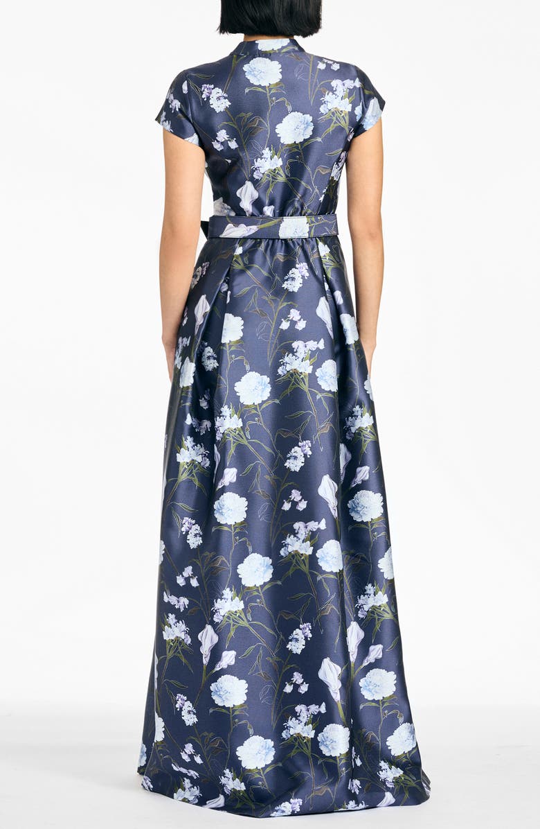 SACHIN BABI Marta Floral Gown, Alternate, color, Glacial Bouquet