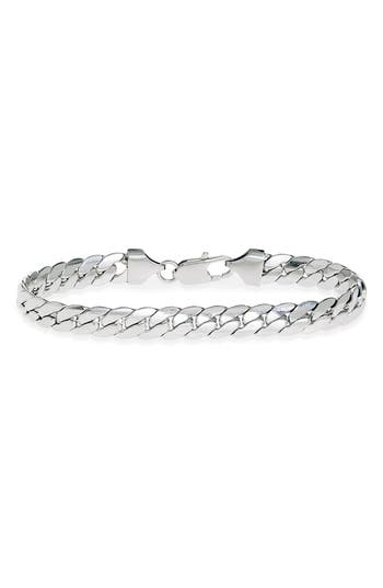 Nordstrom Rack Cuban Chain Bracelet In Silver