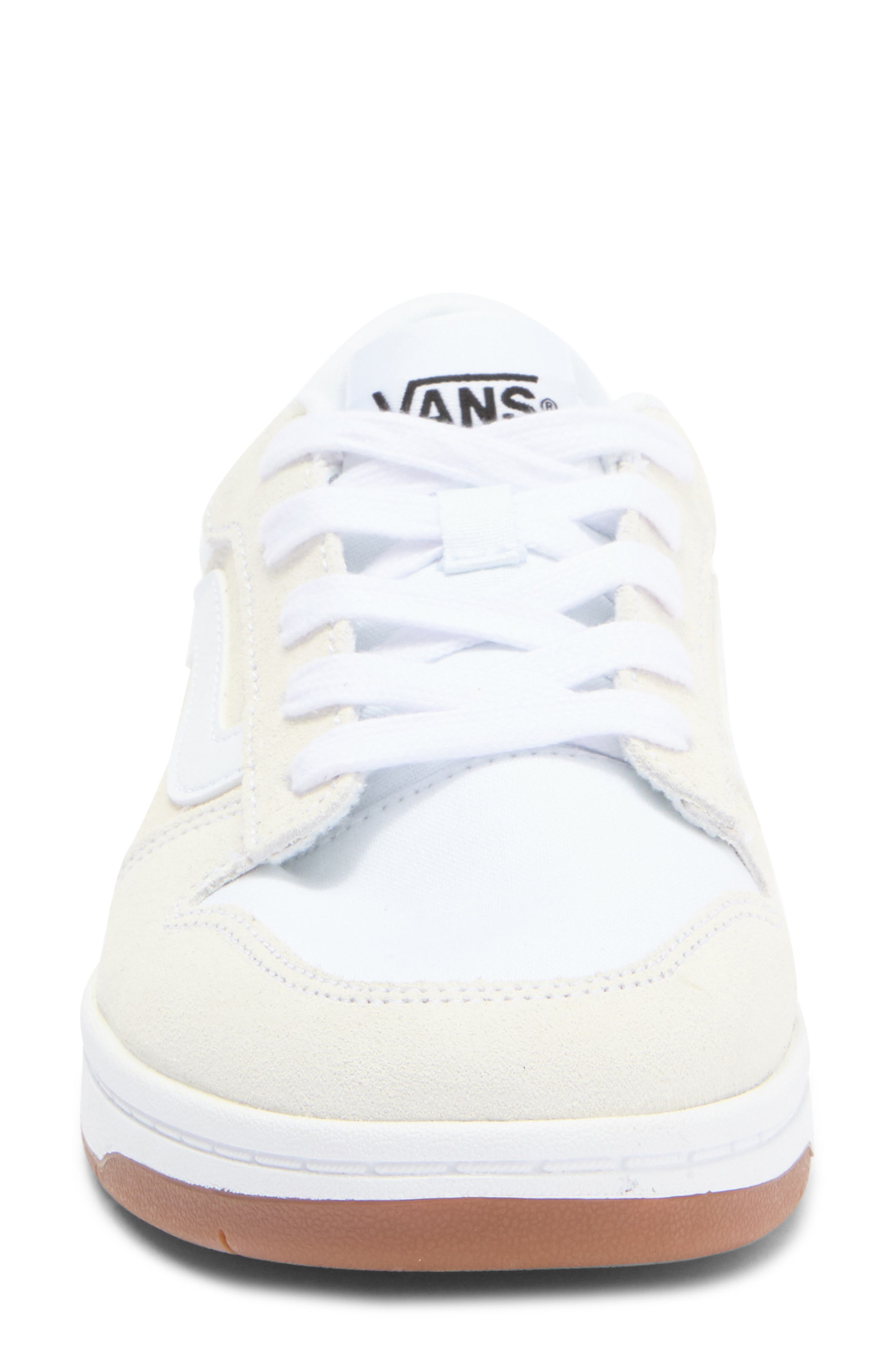 Ryland Sneaker, Alternate, color, SUEDE/ CANVAS WHITE/ WHITE