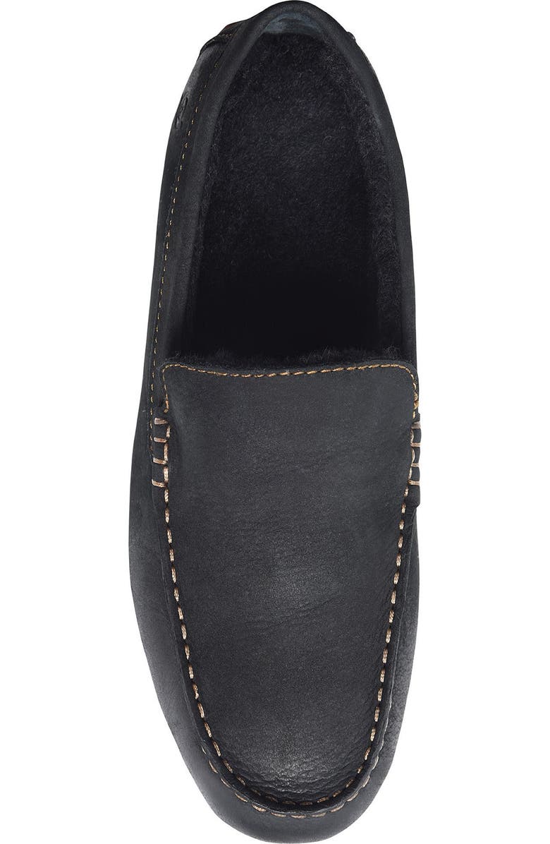 Børn Allan Genuine Shearling Moc Slipper, Alternate, color,