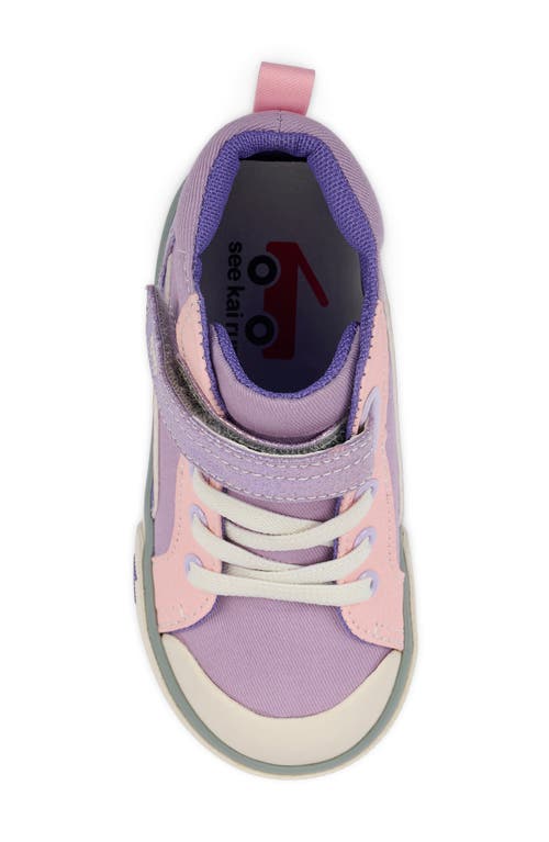 See Kai Run Kids' Dayton High Top Sneaker In Lavender