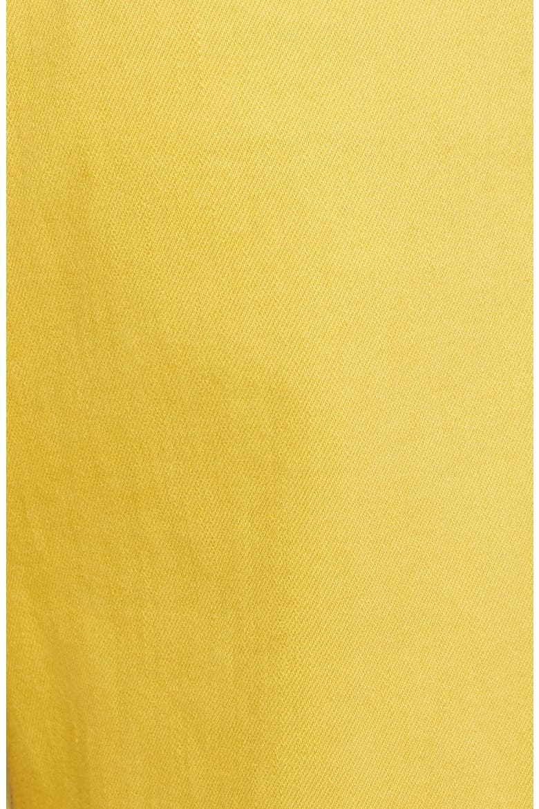 Wide Leg Crop Denim Pants, Alternate, color, MUSTARD