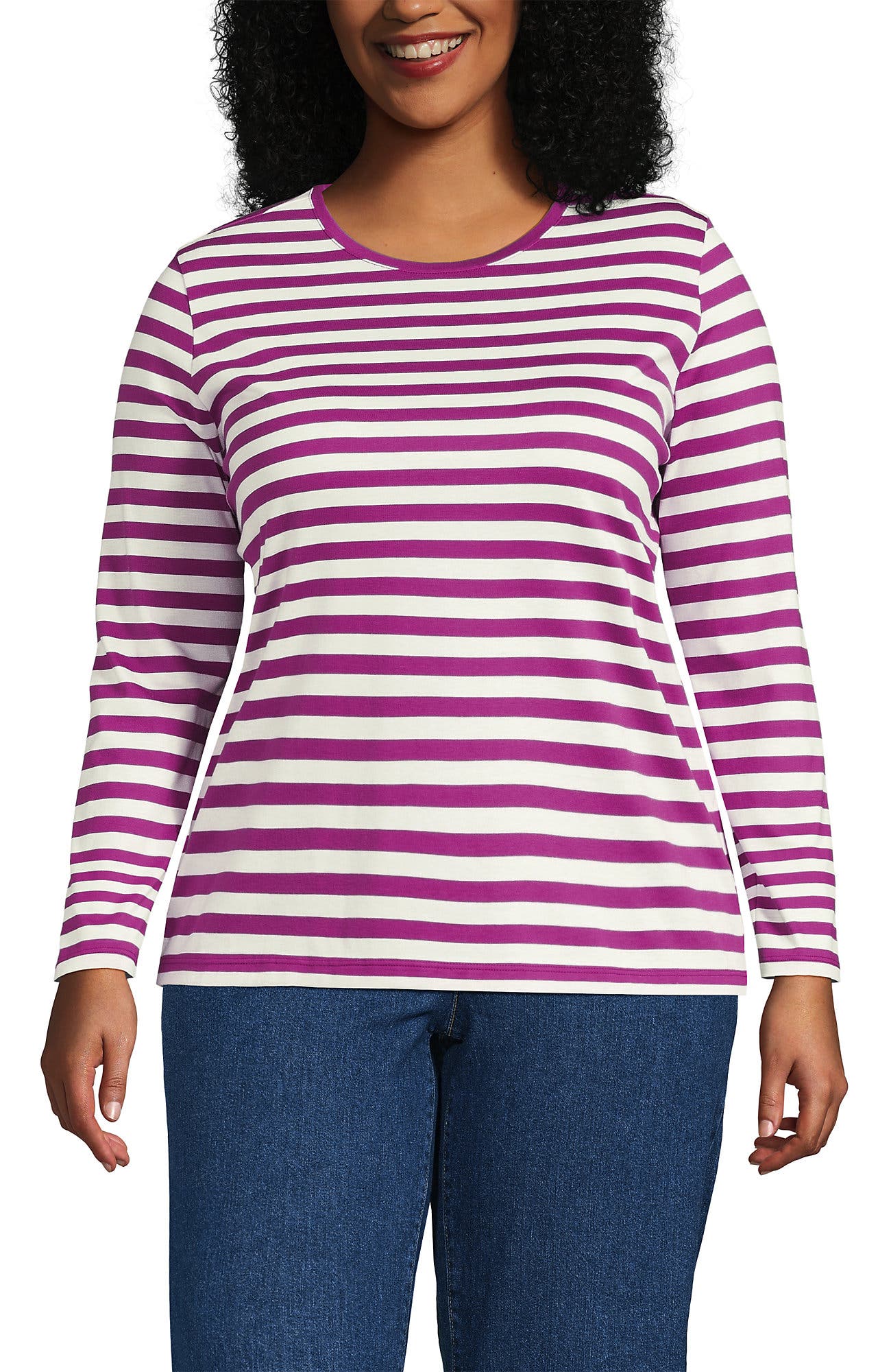 Light Raspberry Even Stripe
