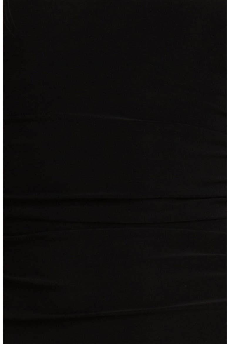 Shirred Sleeveless Dress, Alternate, color, BLACK