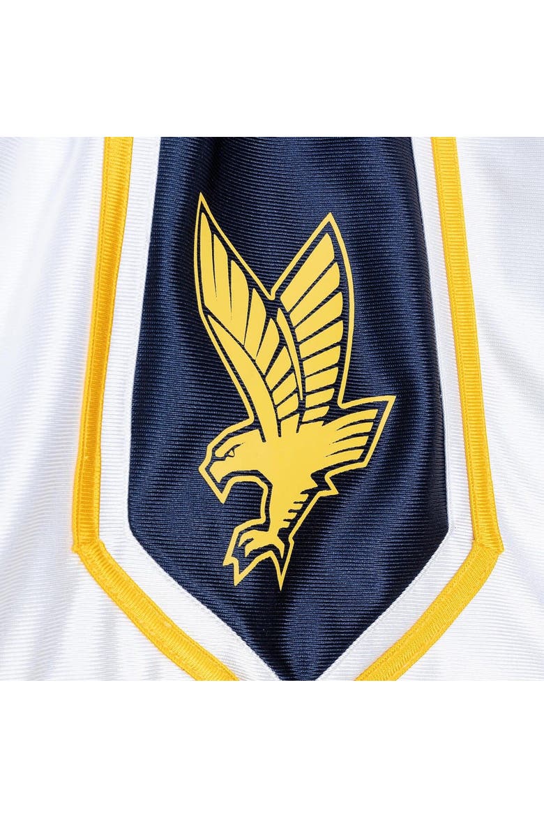 Men's Mitchell & Ness White Marquette Golden Eagles Authentic Shorts, Alternate, color, White