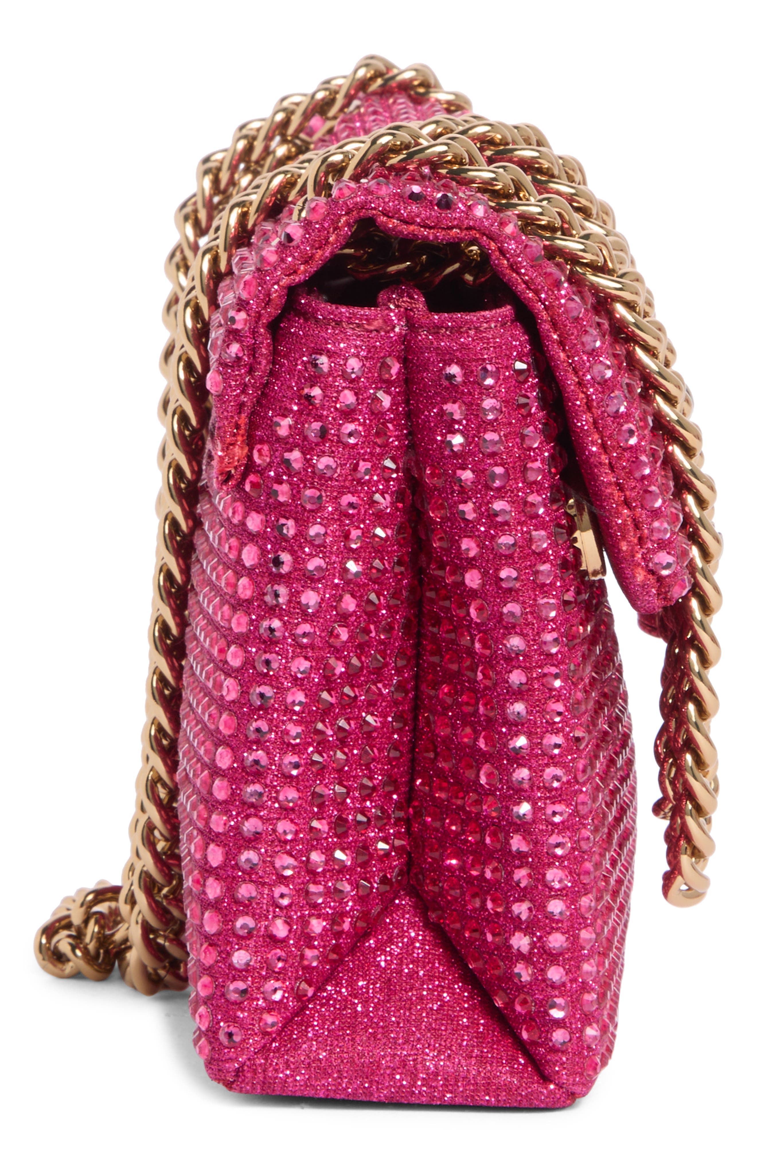 Kurt Geiger London Mini Brixton Shoulder Bag, Alternate, color, Fuchsia