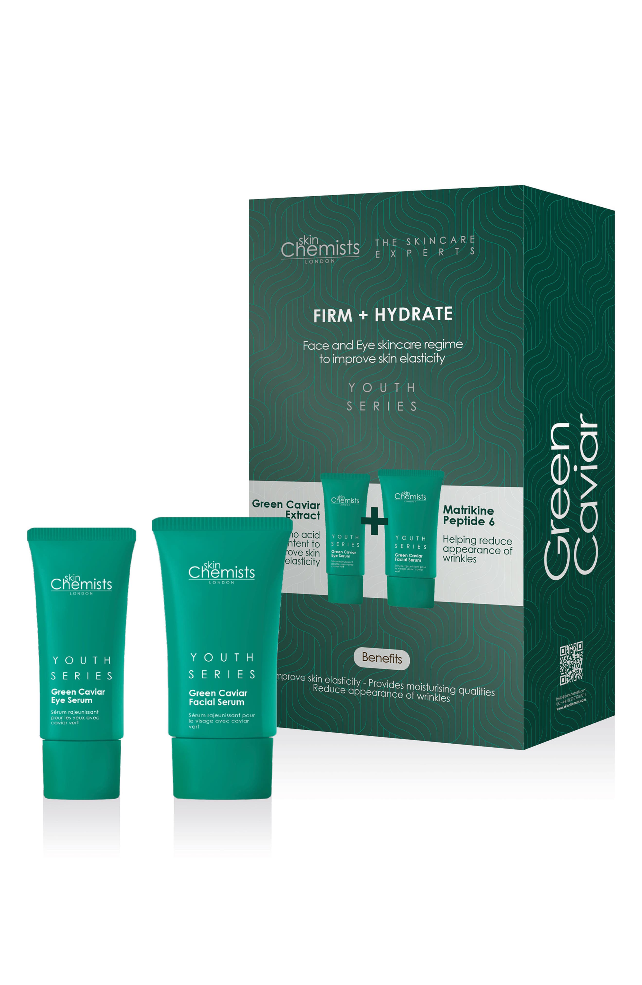 SKINCHEMISTS Green Caviar Eye & Face Serum Set