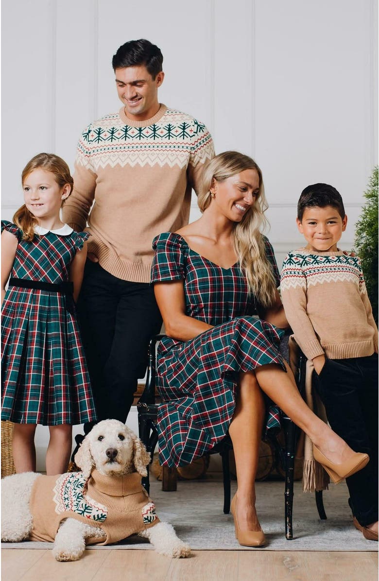 Hope & Henry Girls' Organic Peter Pan Collar Party Dress, Kids, Alternate, color, 