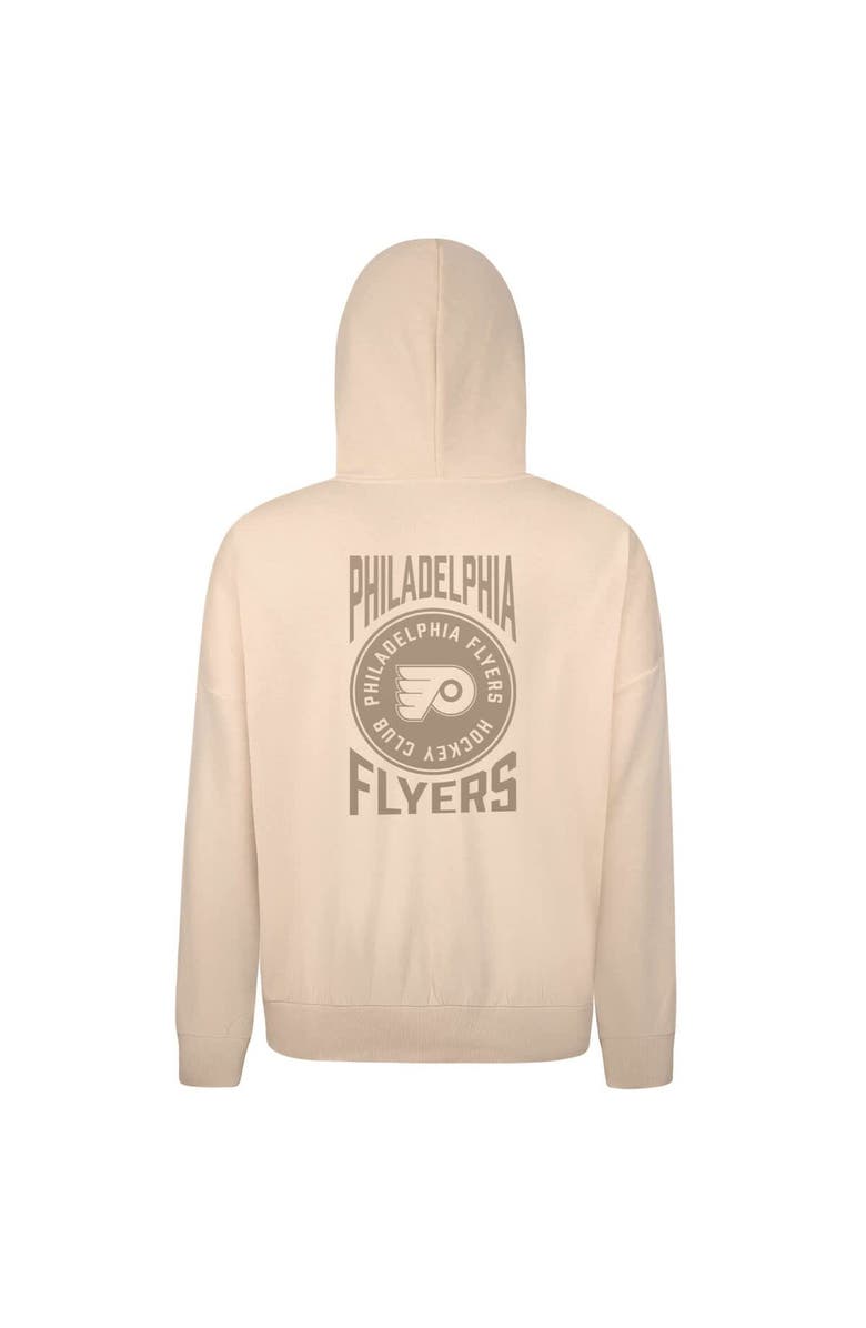 LEVELWEAR Men's Levelwear Cream Philadelphia Flyers Contact Stamp Pullover Hoodie, Alternate, color, Cream