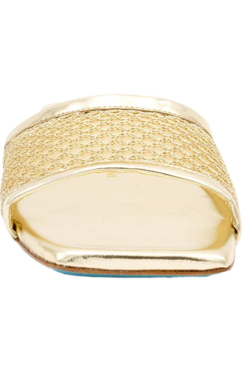 Valentina Rangoni Calliope Slide Sandals, Alternate, color, Gold