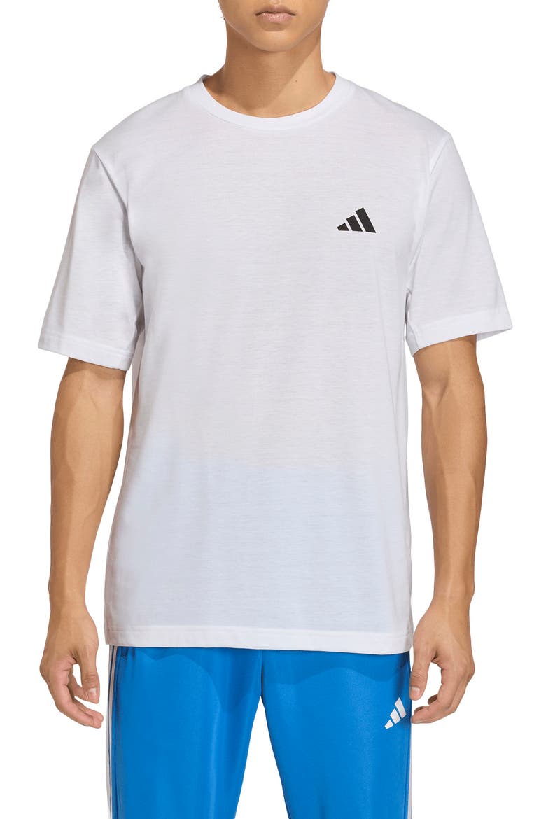 3-Bar Graphic T-Shirt, Main, color, WHITE