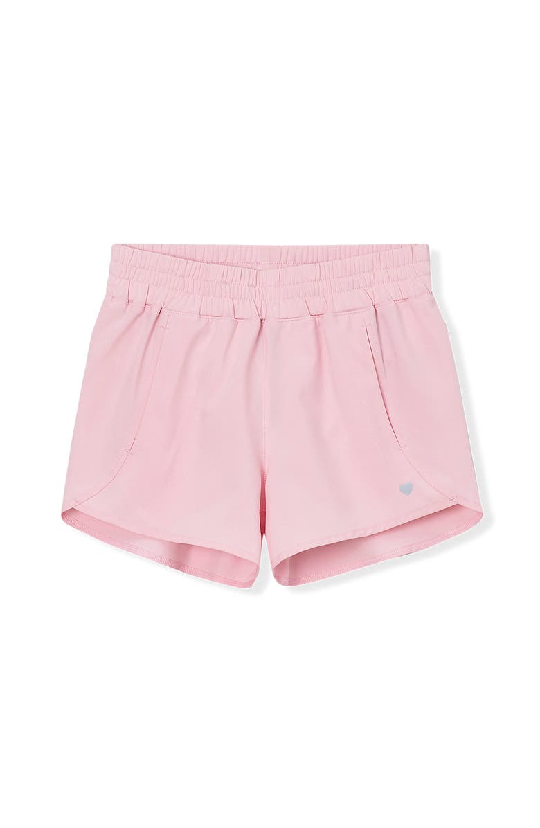 Lands' End Girls Active Woven Shorts, Main, color, Fairy Tale Pink