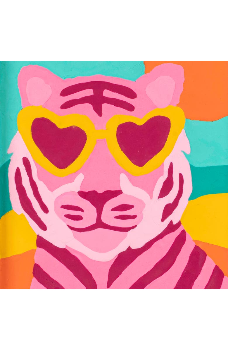 Brea Reese Vivid Vivid by Brea Reese, Clay Painting Art Kit, Wild Tiger, DIY Clay By Number, Alternate, color, Multicolored