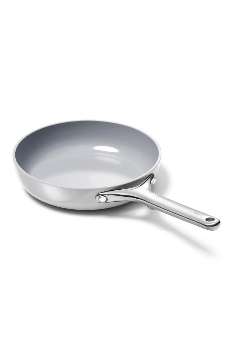 8-Inch Ceramic Nonstick Fry Pan, Main, color, GRAY