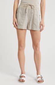James Perse Linen Military Shorts