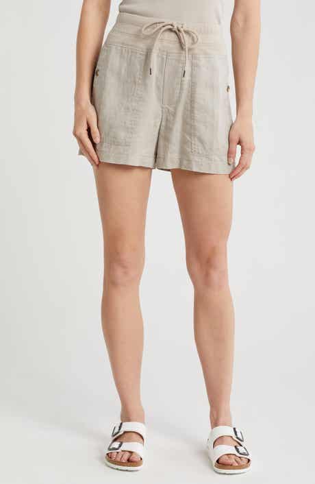James Perse Linen Military Shorts