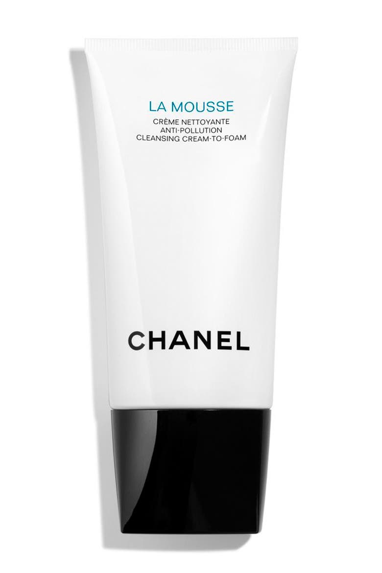 LA MOUSSE Anti-Pollution Cleansing Cream-to-Foam, Main, color, NO COLOR