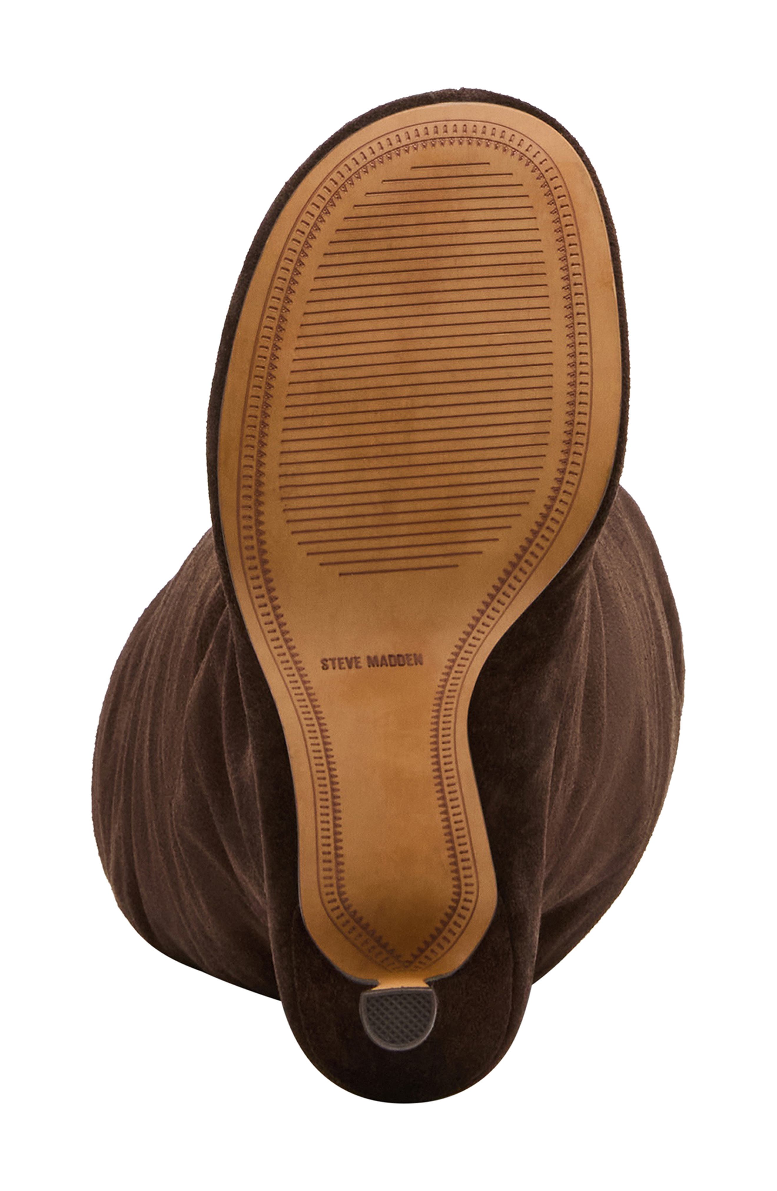 Steve Madden Allison Over the Knee Boot, Alternate, color, Brown Suede