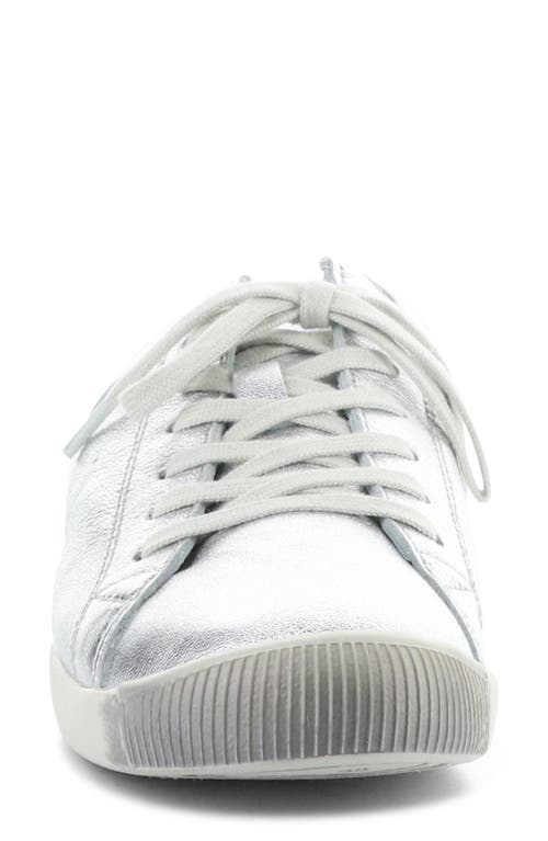 Softinos By Fly London Idle Sneaker In Silver