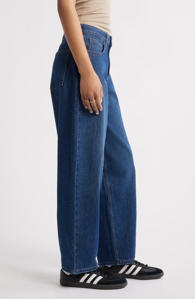BP. Mid Rise Baggy Barrel Jeans, Alternate, color, Anderson Wash