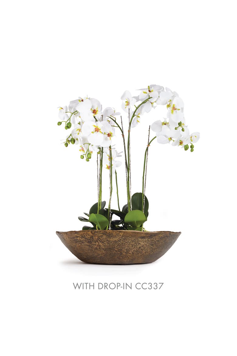 Myron Decorative Bowl, Alternate, color, Gold
