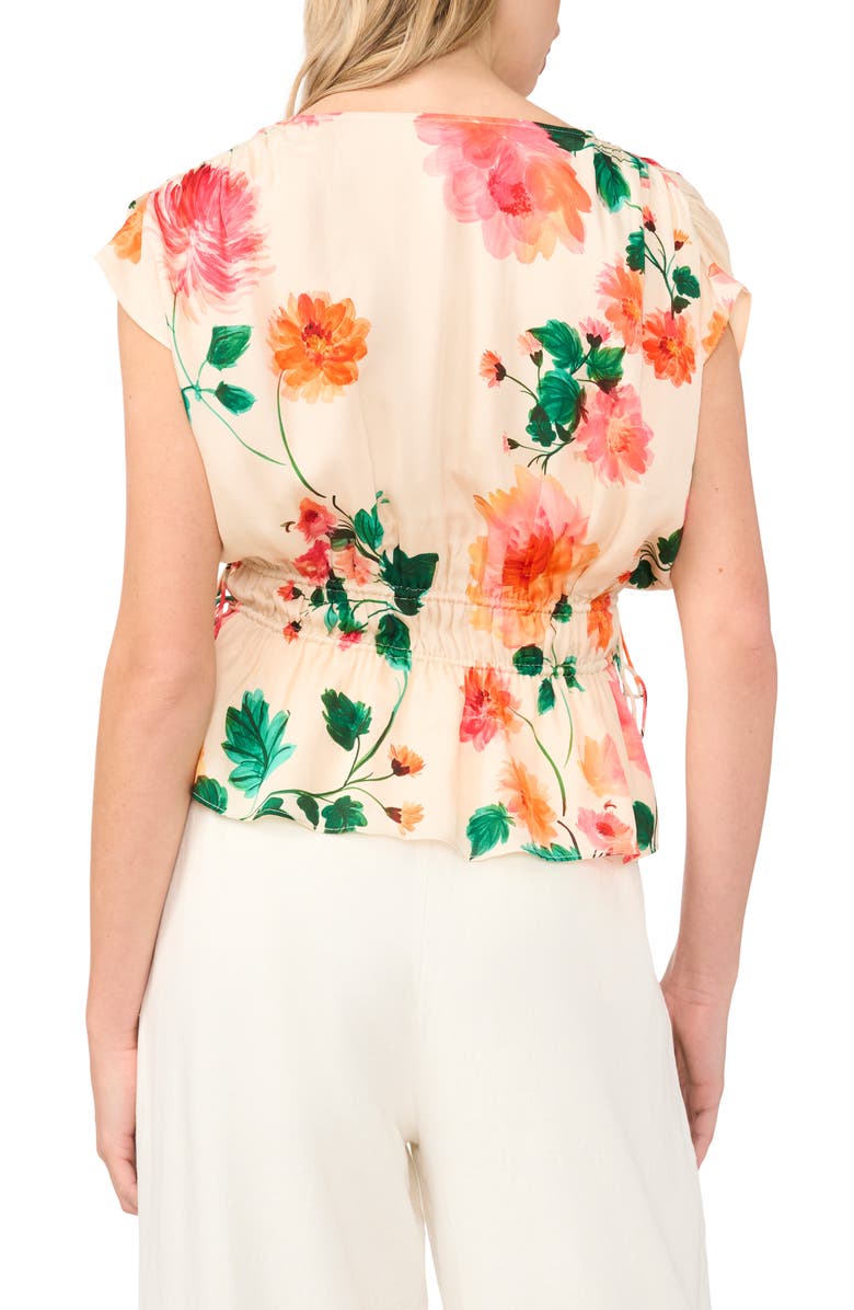 Ted Baker Amala Dolman Sleeve Ruched Top, Alternate, color, Antique White