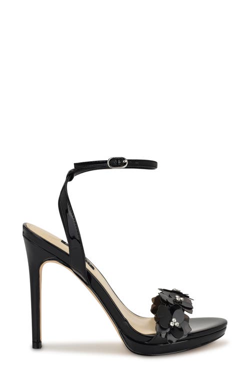 Nine West Lovely Ankle Strap Sandal In Black