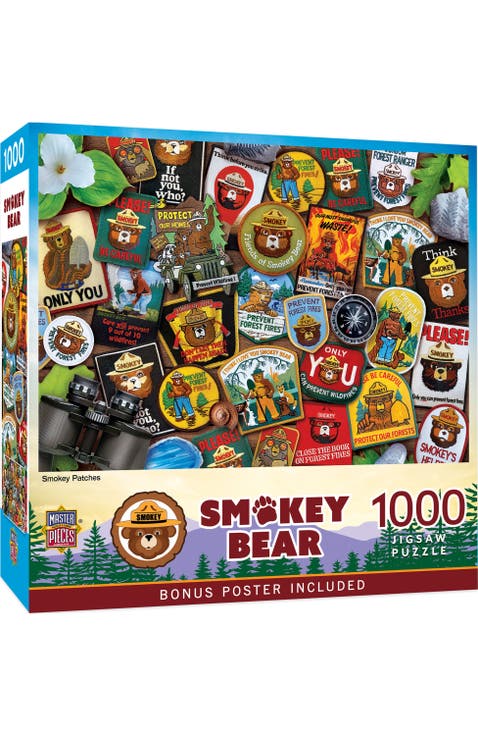 Smokey Bear Patches 1000 Piece Puzzle