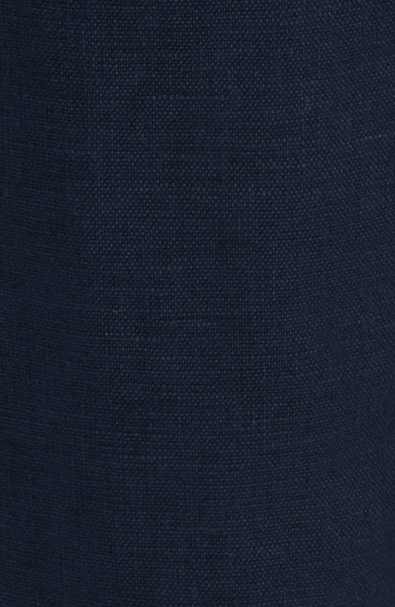 CHÉ Avila Straight Leg Linen Drawstring Pants, Alternate, color, Navy
