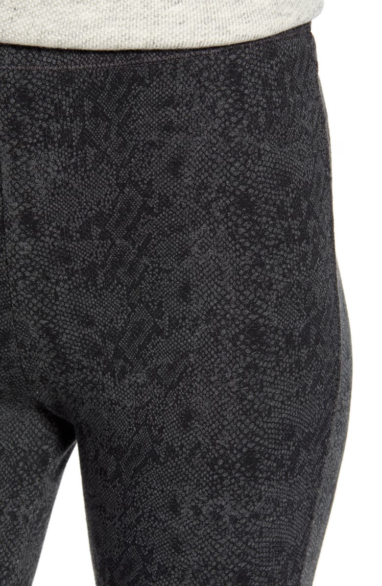 Splendid Python Print Leggings, Alternate, color, 