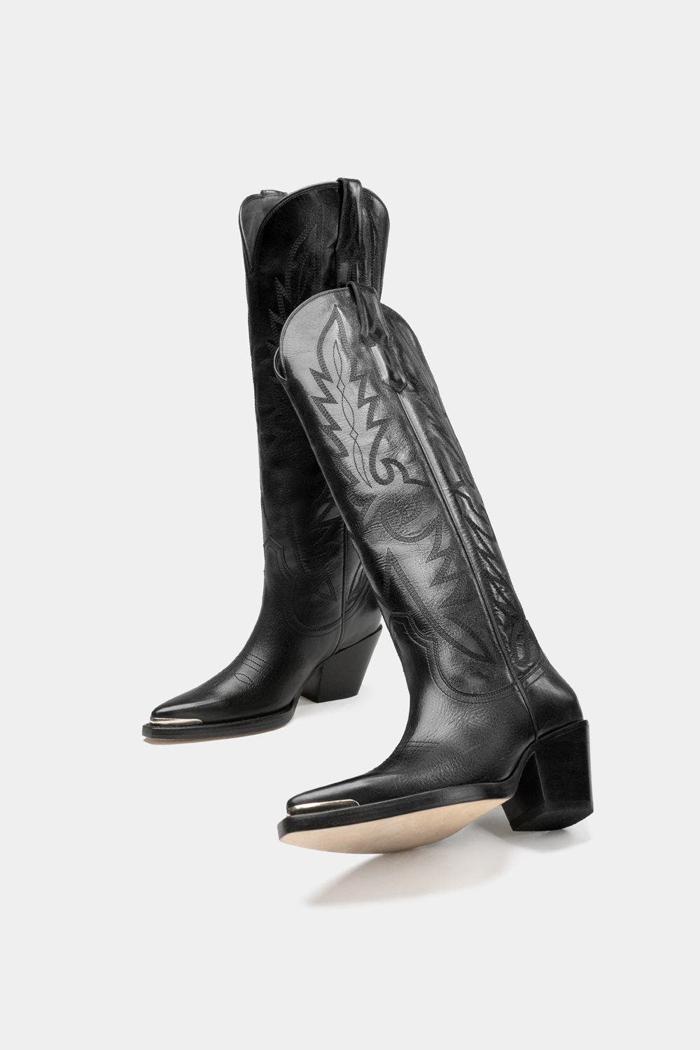 Dante Western Fashion Leather Boots Gilia, Alternate, color, Black