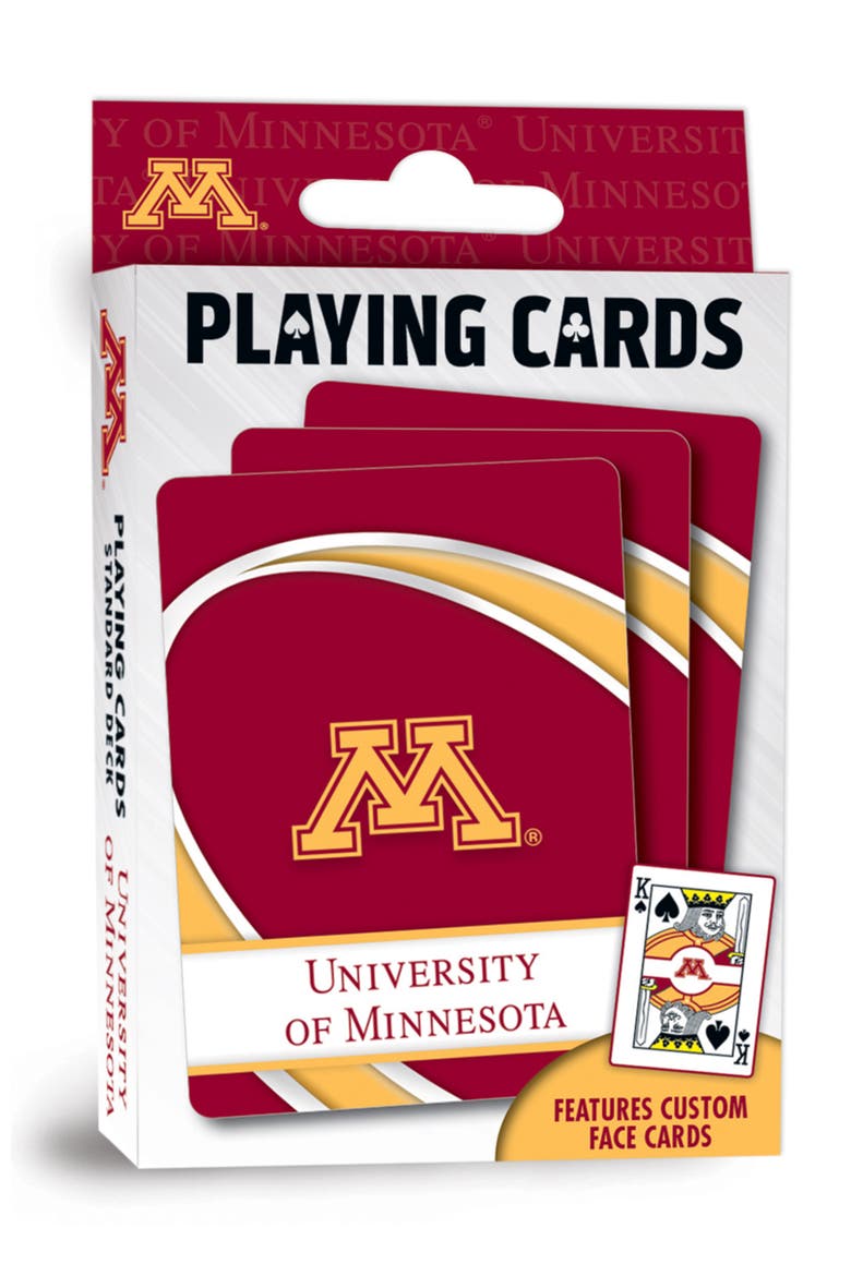 Minnesota Golden Gophers Playing Cards, Main, color, Multicolor