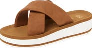 Malvados Gwen Criscross Platform Slide Sandal