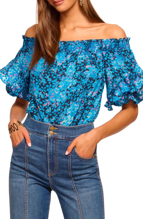 Fiona Floral Off the Shoulder Top