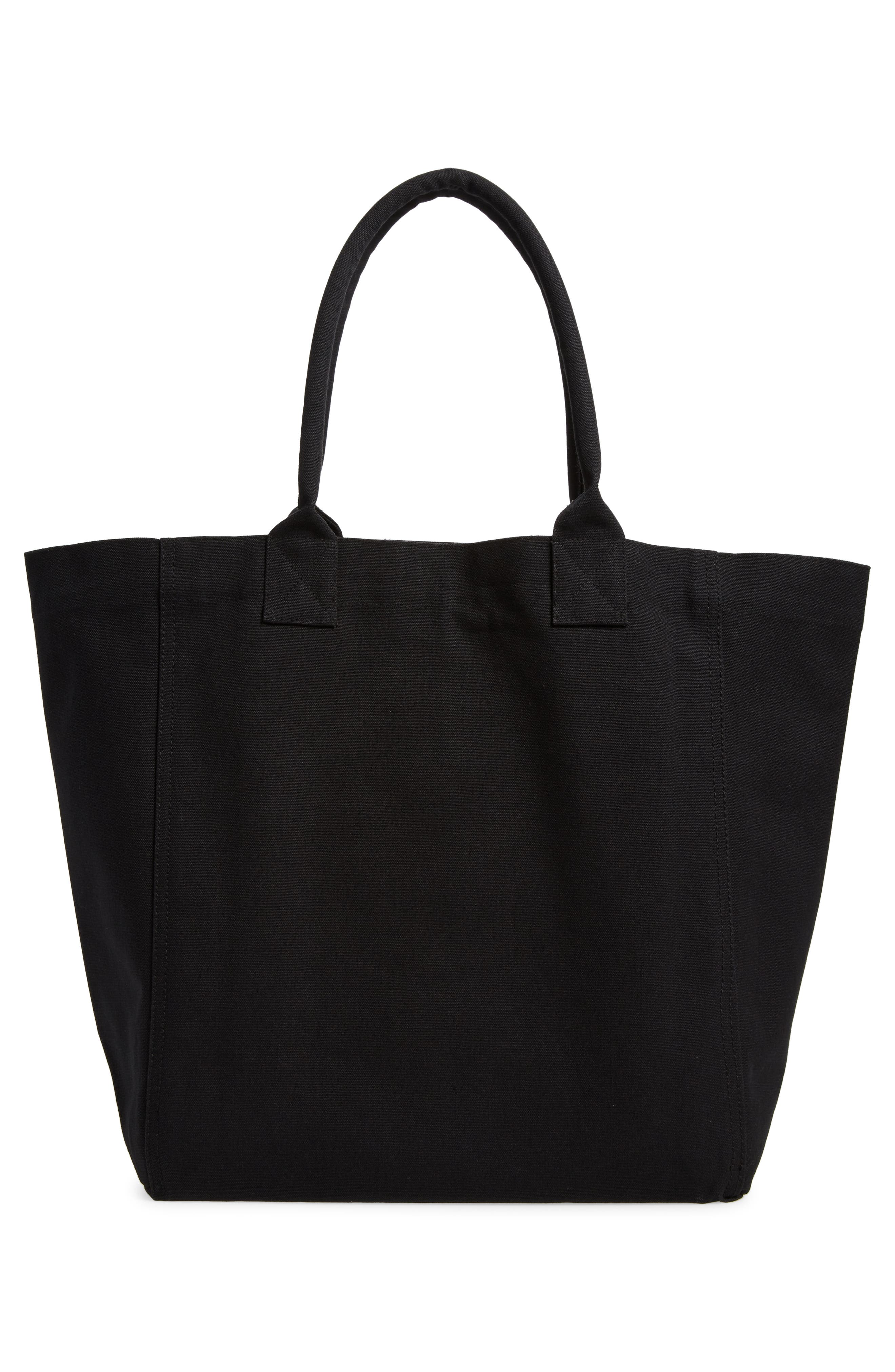 Isabel Marant Yenky Logo Canvas Tote, Alternate, color, 