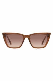 QUAY Call The Shots 59mm Cat Eye Sunglasses