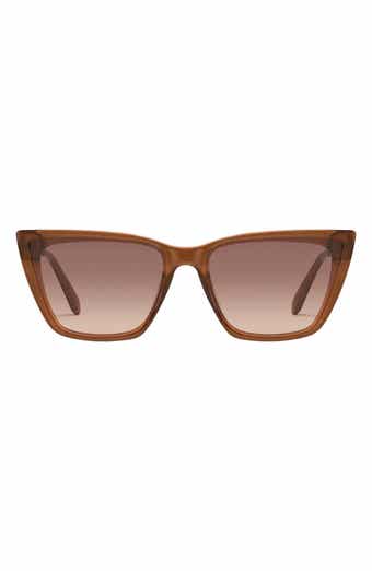 QUAY Call The Shots 59mm Cat Eye Sunglasses