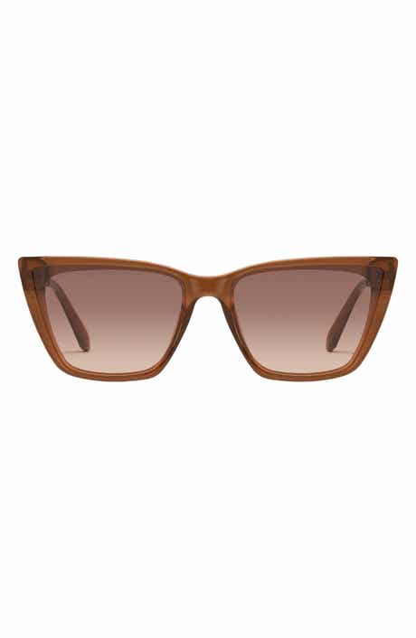 QUAY Call The Shots 59mm Cat Eye Sunglasses