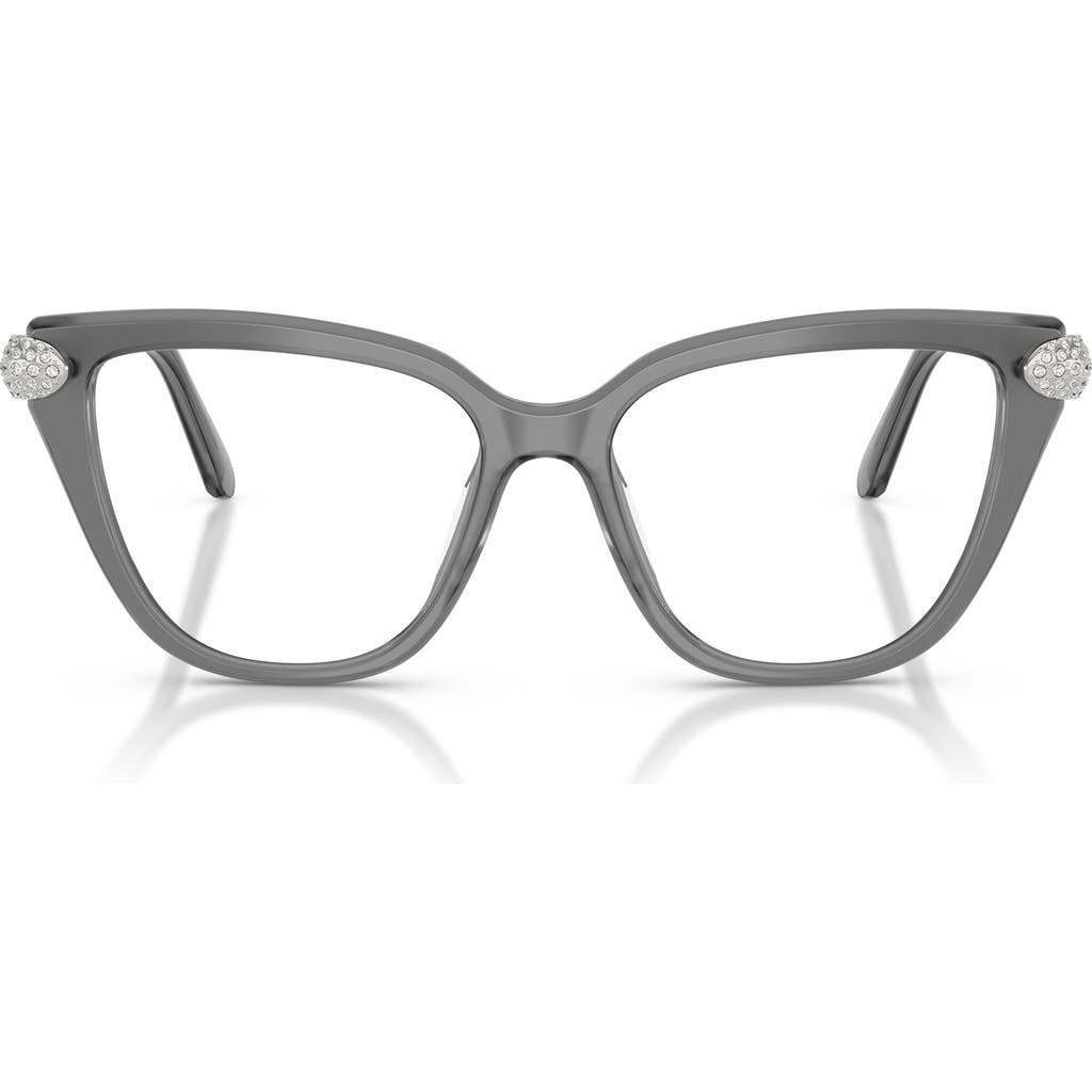 Swarovski 52mm Cat Eye Optical Glasses