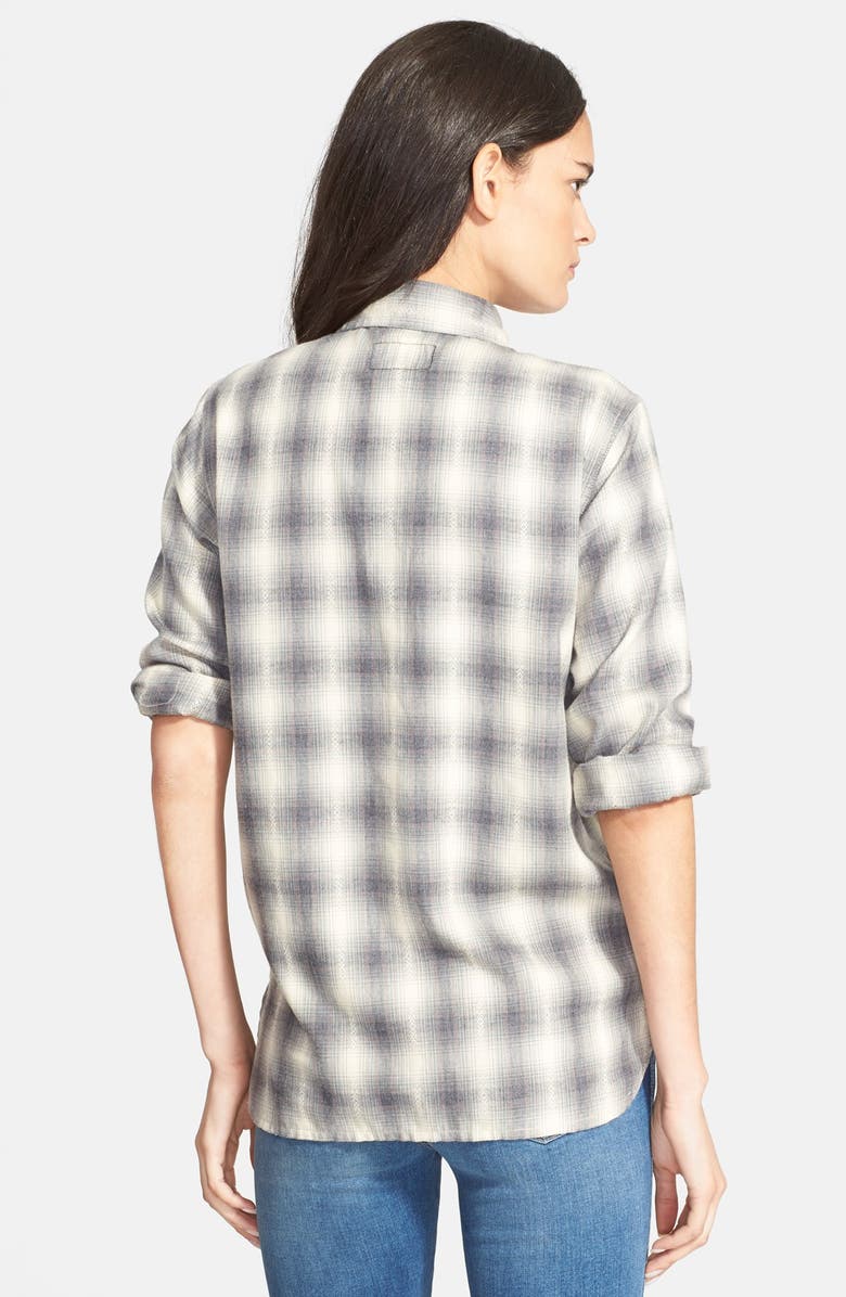 Current/Elliott 'The Perfect Shirt' Plaid Shirt, Alternate, color, 