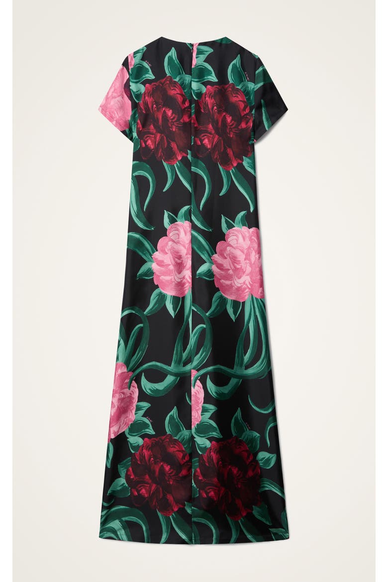Swing Dress, Alternate, color, Peony Black