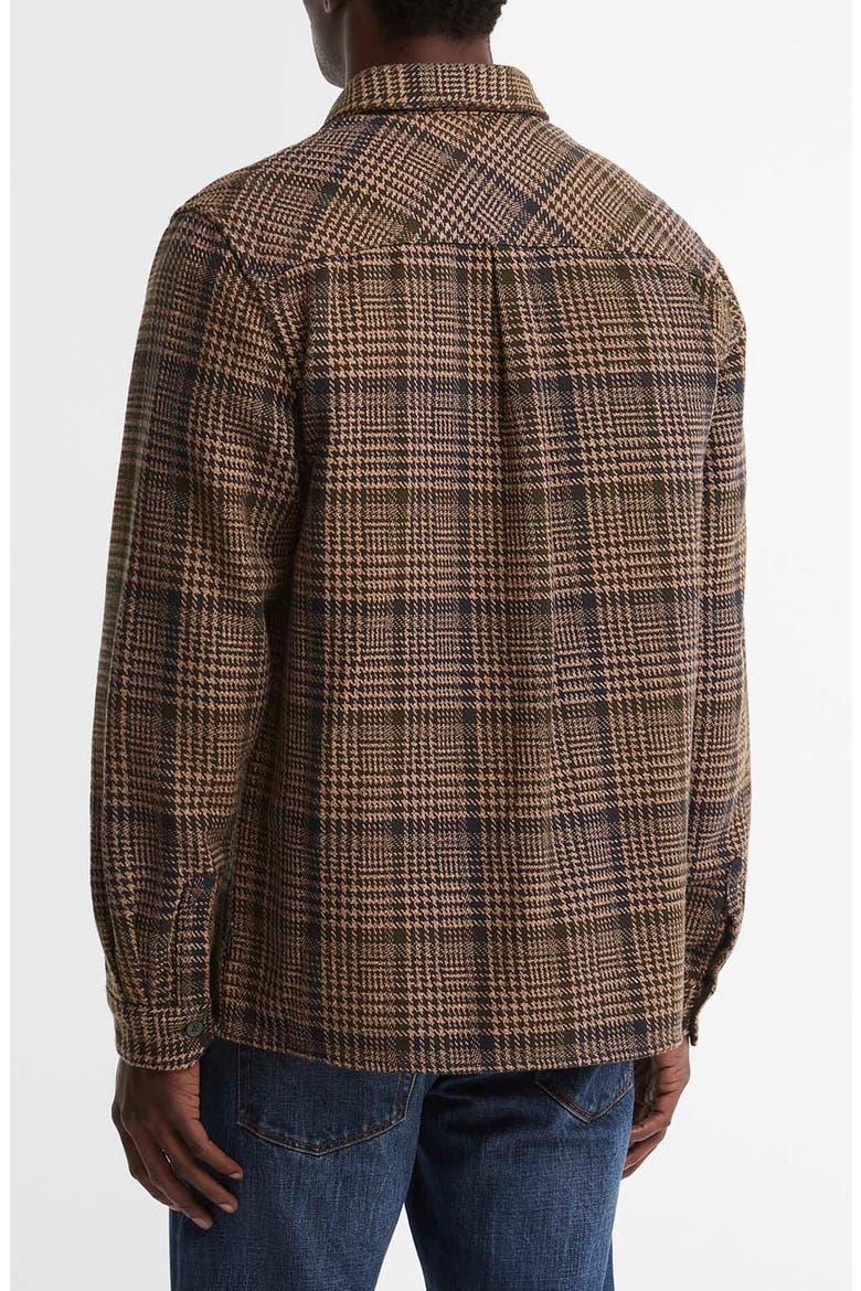 Millom Relaxed Houndstooth Shirt, Alternate, color, OLIVE